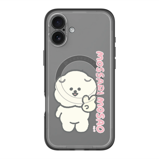 スリムプロテクションプレミアムケース with MagSafe［ もっさりもさお - ピスもさ ］