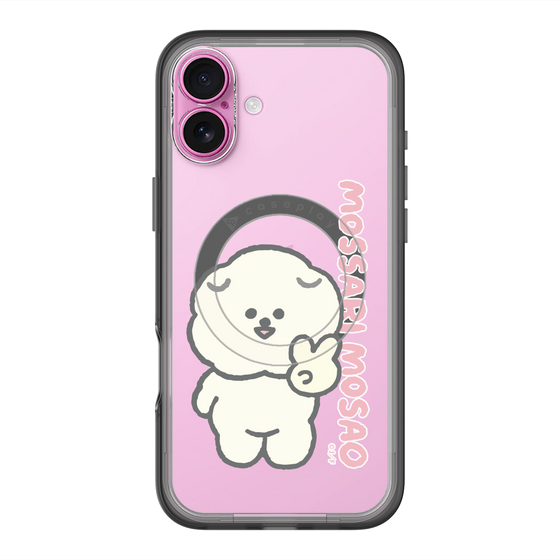 スリムプロテクションプレミアムケース with MagSafe［ もっさりもさお - ピスもさ ］