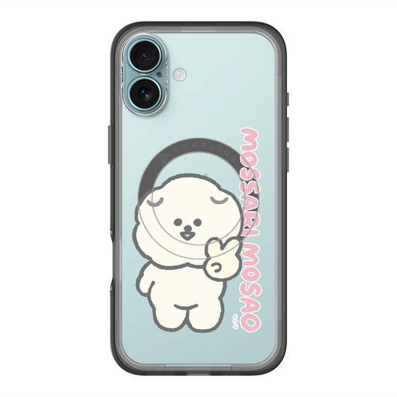 スリムプロテクションプレミアムケース with MagSafe［ もっさりもさお - ピスもさ ］