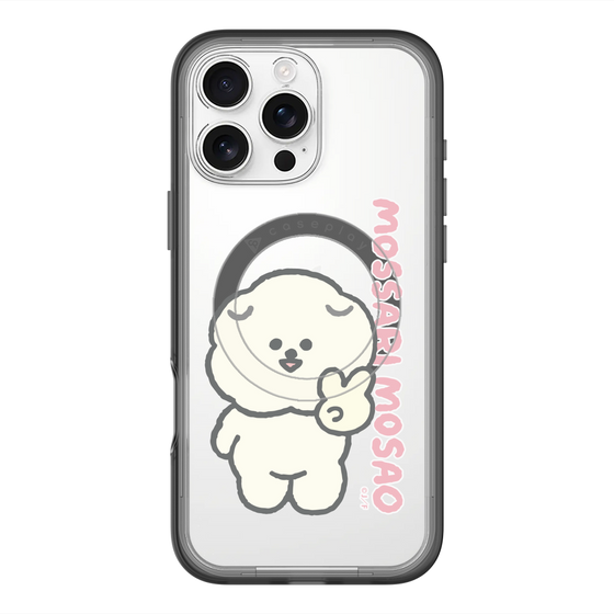 スリムプロテクションプレミアムケース with MagSafe［ もっさりもさお - ピスもさ ］