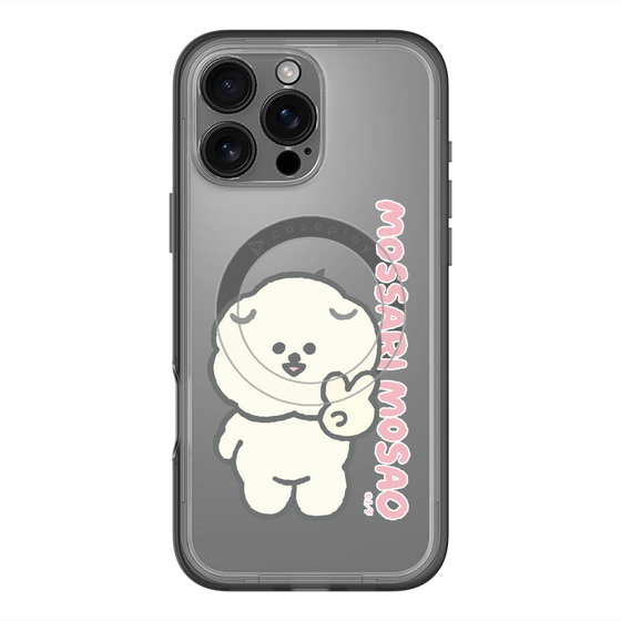 スリムプロテクションプレミアムケース with MagSafe［ もっさりもさお - ピスもさ ］