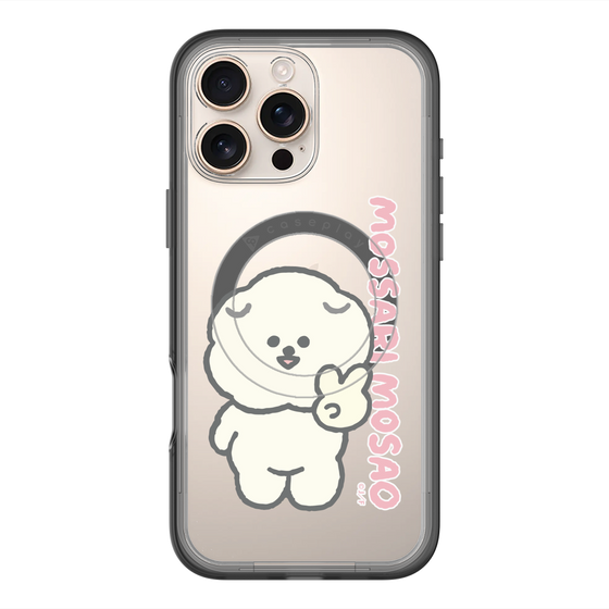 スリムプロテクションプレミアムケース with MagSafe［ もっさりもさお - ピスもさ ］