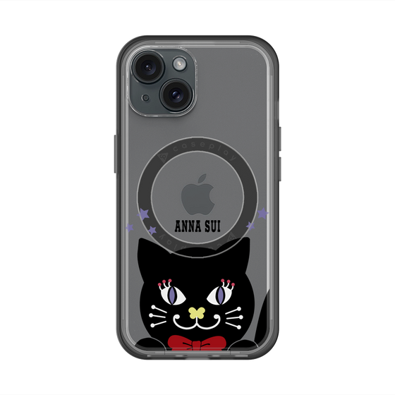 スリムプロテクションプレミアムケース with MagSafe［ ANNA SUI - TITIとスター - クリア ］