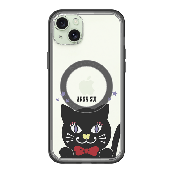 スリムプロテクションプレミアムケース with MagSafe［ ANNA SUI - TITIとスター - クリア ］