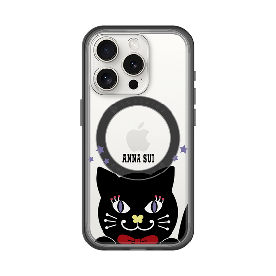 スリムプロテクションプレミアムケース with MagSafe［ ANNA SUI - TITIとスター - クリア ］