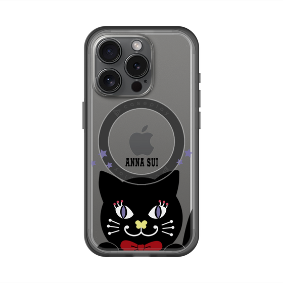 スリムプロテクションプレミアムケース with MagSafe［ ANNA SUI - TITIとスター - クリア ］