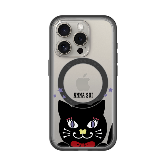 スリムプロテクションプレミアムケース with MagSafe［ ANNA SUI - TITIとスター - クリア ］