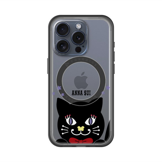 スリムプロテクションプレミアムケース with MagSafe［ ANNA SUI - TITIとスター - クリア ］