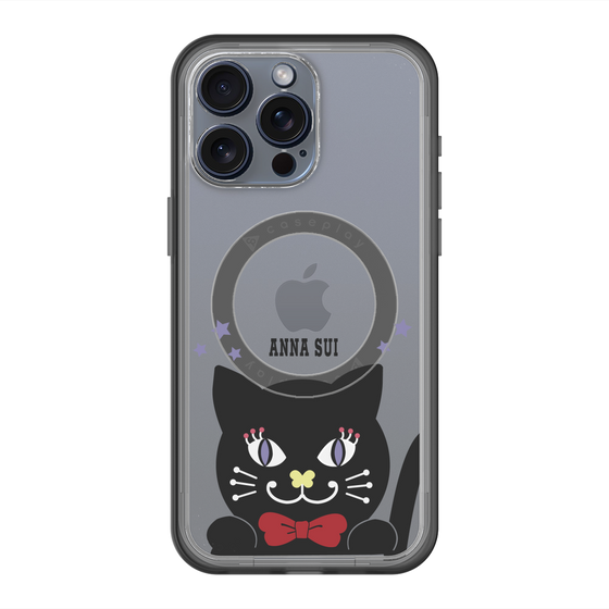 スリムプロテクションプレミアムケース with MagSafe［ ANNA SUI - TITIとスター - クリア ］