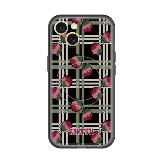 スリムプロテクションプレミアムケース with MagSafe［ ANNA SUI - クローバーフラワー ］
