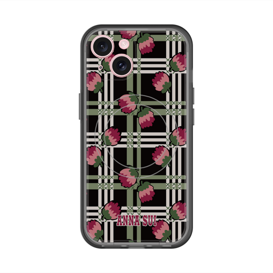 スリムプロテクションプレミアムケース with MagSafe［ ANNA SUI - クローバーフラワー ］