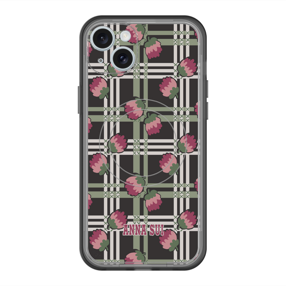 スリムプロテクションプレミアムケース with MagSafe［ ANNA SUI - クローバーフラワー ］