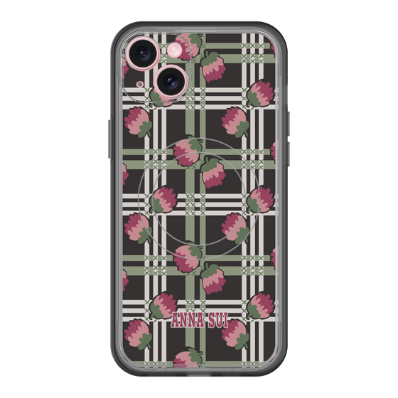 スリムプロテクションプレミアムケース with MagSafe［ ANNA SUI - クローバーフラワー ］