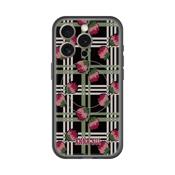 スリムプロテクションプレミアムケース with MagSafe［ ANNA SUI - クローバーフラワー ］