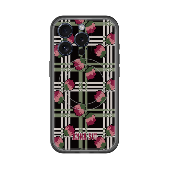 スリムプロテクションプレミアムケース with MagSafe［ ANNA SUI - クローバーフラワー ］