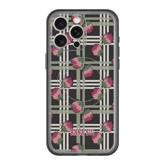 スリムプロテクションプレミアムケース with MagSafe［ ANNA SUI - クローバーフラワー ］