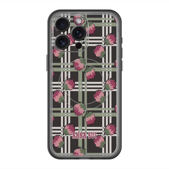 スリムプロテクションプレミアムケース with MagSafe［ ANNA SUI - クローバーフラワー ］
