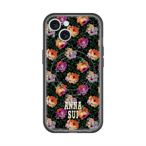 スリムプロテクションプレミアムケース with MagSafe［ ANNA SUI - オンブルローズ ］