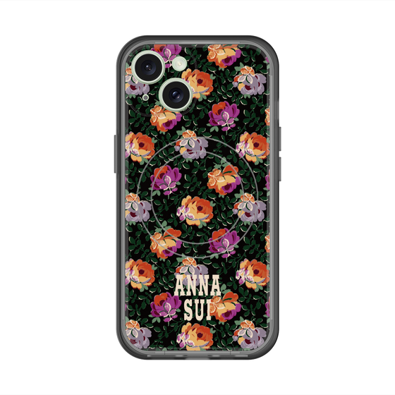 スリムプロテクションプレミアムケース with MagSafe［ ANNA SUI - オンブルローズ ］