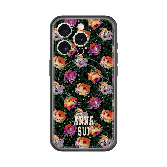 スリムプロテクションプレミアムケース with MagSafe［ ANNA SUI - オンブルローズ ］
