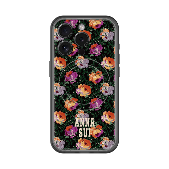 スリムプロテクションプレミアムケース with MagSafe［ ANNA SUI - オンブルローズ ］