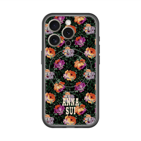 スリムプロテクションプレミアムケース with MagSafe［ ANNA SUI - オンブルローズ ］