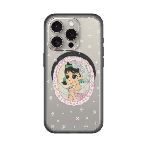 スリムプロテクションプレミアムケース with MagSafe［ ひみつのアッコちゃん - テクマクマヤコン - クリア ］