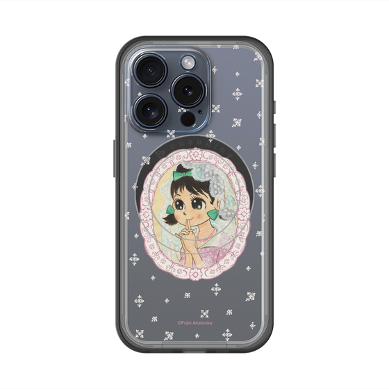 スリムプロテクションプレミアムケース with MagSafe［ ひみつのアッコちゃん - テクマクマヤコン - クリア ］