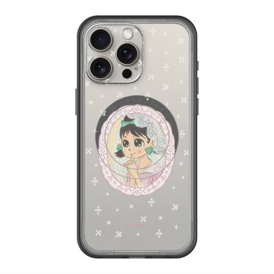 スリムプロテクションプレミアムケース with MagSafe［ ひみつのアッコちゃん - テクマクマヤコン - クリア ］