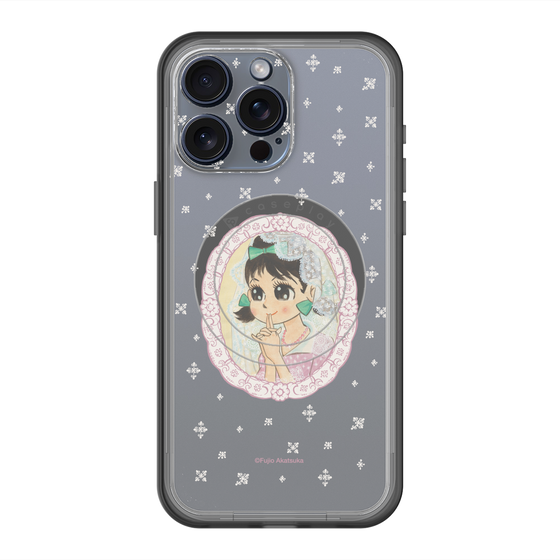 スリムプロテクションプレミアムケース with MagSafe［ ひみつのアッコちゃん - テクマクマヤコン - クリア ］