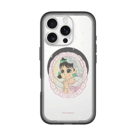 スリムプロテクションプレミアムケース with MagSafe［ ひみつのアッコちゃん - テクマクマヤコン - クリア ］