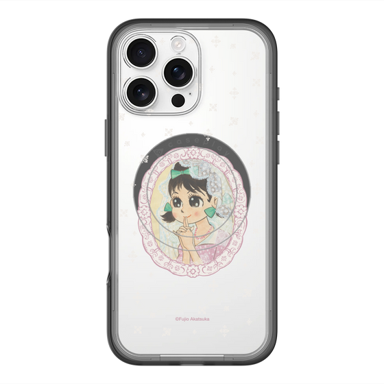 スリムプロテクションプレミアムケース with MagSafe［ ひみつのアッコちゃん - テクマクマヤコン - クリア ］