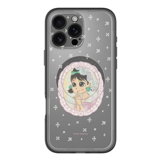 スリムプロテクションプレミアムケース with MagSafe［ ひみつのアッコちゃん - テクマクマヤコン - クリア ］
