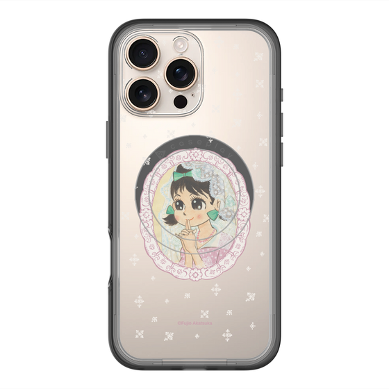スリムプロテクションプレミアムケース with MagSafe［ ひみつのアッコちゃん - テクマクマヤコン - クリア ］