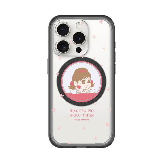 スリムプロテクションプレミアムケース with MagSafe［ ひみつのアッコちゃん - アッコちゃん - クリア ］