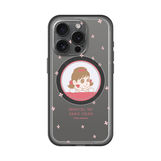 スリムプロテクションプレミアムケース with MagSafe［ ひみつのアッコちゃん - アッコちゃん - クリア ］