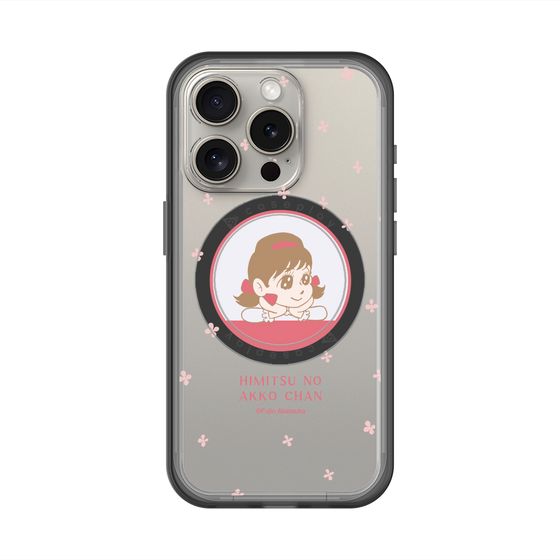 スリムプロテクションプレミアムケース with MagSafe［ ひみつのアッコちゃん - アッコちゃん - クリア ］