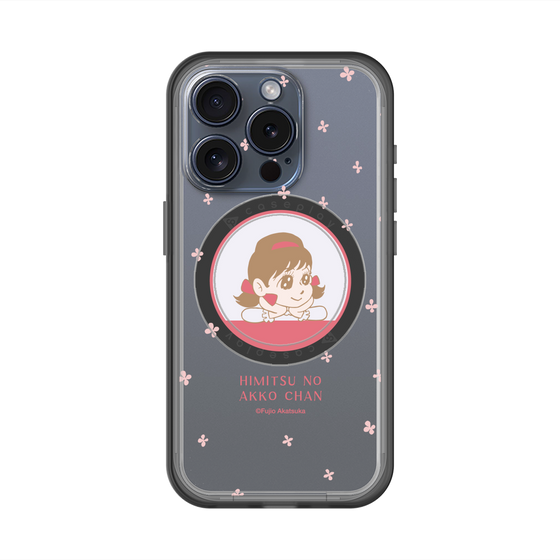 スリムプロテクションプレミアムケース with MagSafe［ ひみつのアッコちゃん - アッコちゃん - クリア ］