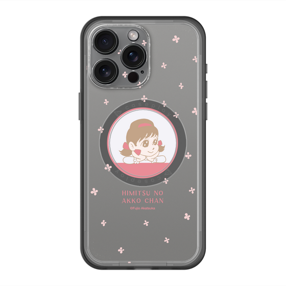 スリムプロテクションプレミアムケース with MagSafe［ ひみつのアッコちゃん - アッコちゃん - クリア ］