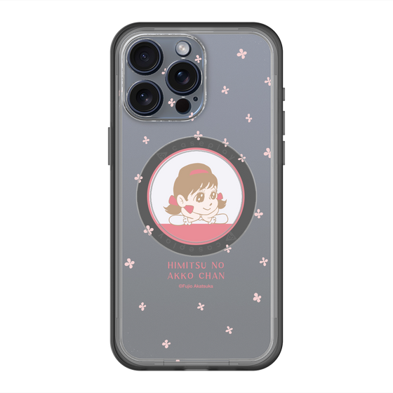 スリムプロテクションプレミアムケース with MagSafe［ ひみつのアッコちゃん - アッコちゃん - クリア ］