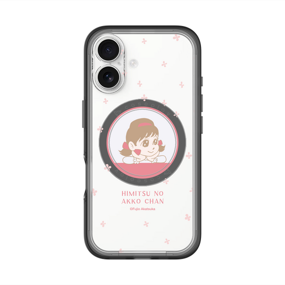 スリムプロテクションプレミアムケース with MagSafe［ ひみつのアッコちゃん - アッコちゃん - クリア ］