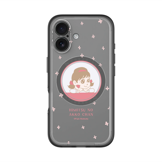スリムプロテクションプレミアムケース with MagSafe［ ひみつのアッコちゃん - アッコちゃん - クリア ］