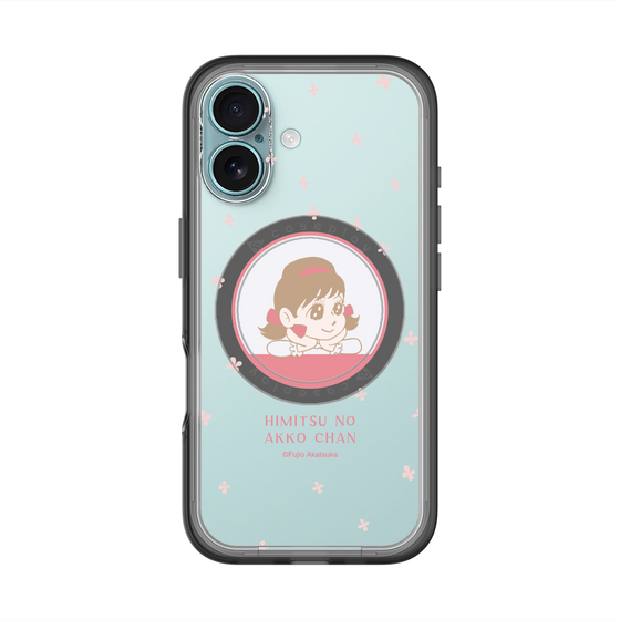 スリムプロテクションプレミアムケース with MagSafe［ ひみつのアッコちゃん - アッコちゃん - クリア ］