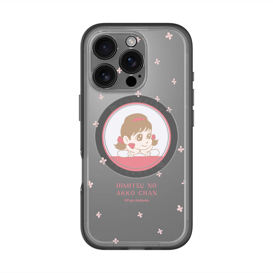 スリムプロテクションプレミアムケース with MagSafe［ ひみつのアッコちゃん - アッコちゃん - クリア ］