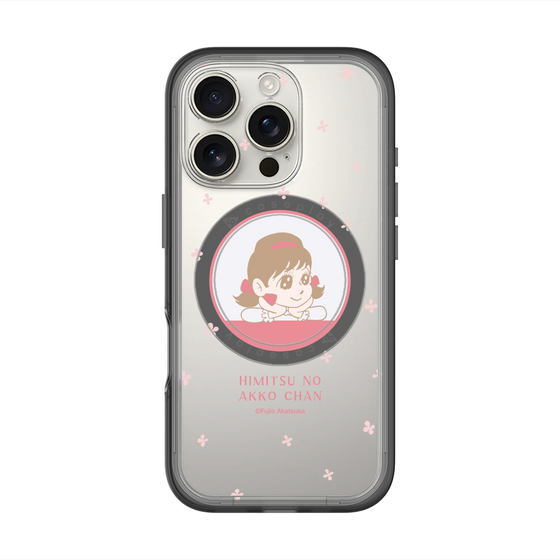 スリムプロテクションプレミアムケース with MagSafe［ ひみつのアッコちゃん - アッコちゃん - クリア ］