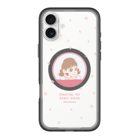 スリムプロテクションプレミアムケース with MagSafe［ ひみつのアッコちゃん - アッコちゃん - クリア ］
