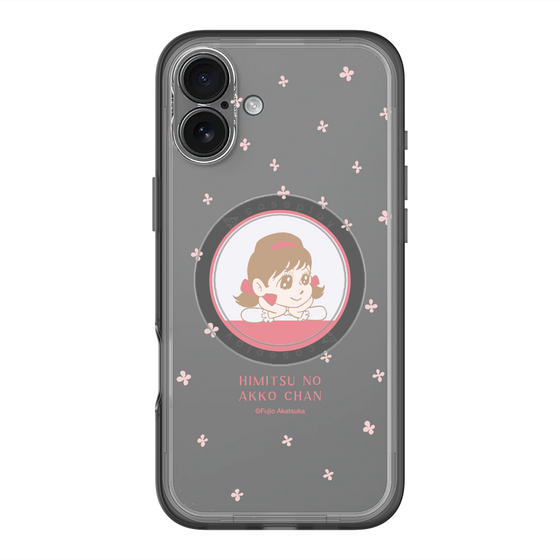スリムプロテクションプレミアムケース with MagSafe［ ひみつのアッコちゃん - アッコちゃん - クリア ］