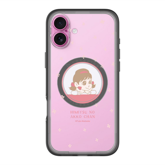スリムプロテクションプレミアムケース with MagSafe［ ひみつのアッコちゃん - アッコちゃん - クリア ］
