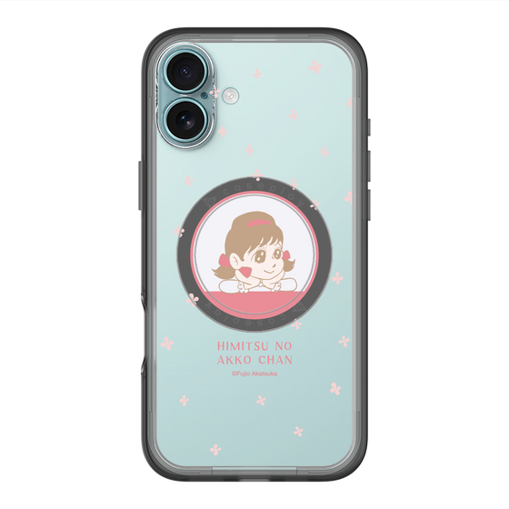 スリムプロテクションプレミアムケース with MagSafe［ ひみつのアッコちゃん - アッコちゃん - クリア ］