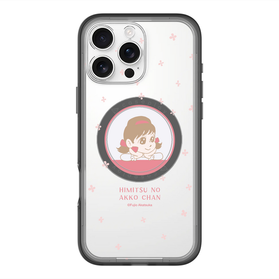 スリムプロテクションプレミアムケース with MagSafe［ ひみつのアッコちゃん - アッコちゃん - クリア ］